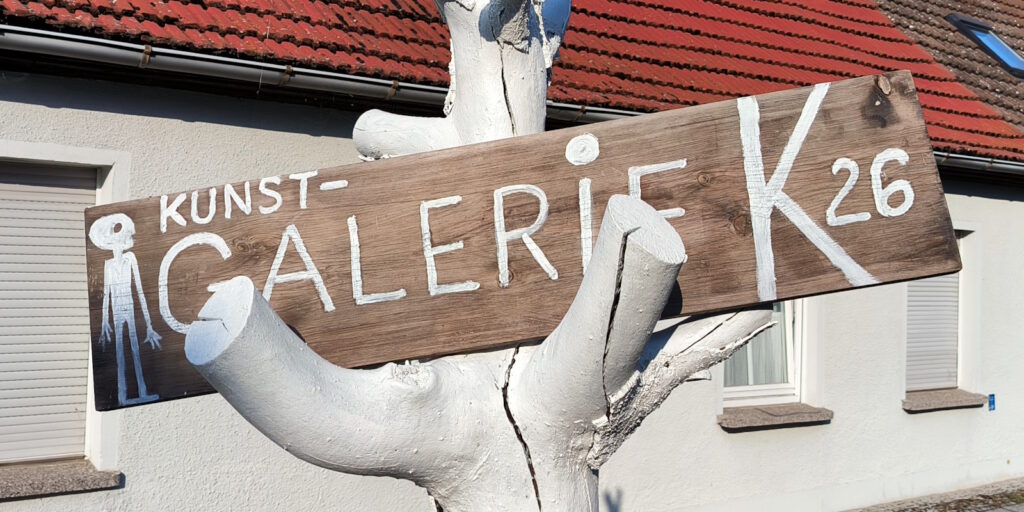 Das Logo der Kunstgalerie K26.