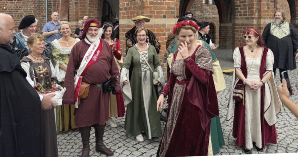 Der Festakt zum mittelalterlichen Treiben.